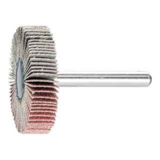PFERD TOOLS Korund Fächerschleifer F Ø 40x10mm Schaft-Ø 6 mm A120 für Feinschliff und Finish
