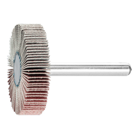 PFERD TOOLS Korund Fächerschleifer F Ø 40x10mm Schaft-Ø 6 mm A240 für Feinschliff und Finish