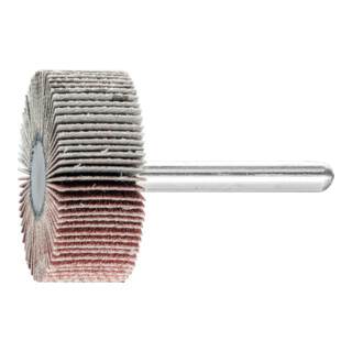 PFERD TOOLS Korund Fächerschleifer F Ø 40x15 mm Schaft-Ø 6 mm A120 für Feinschliff und Finish