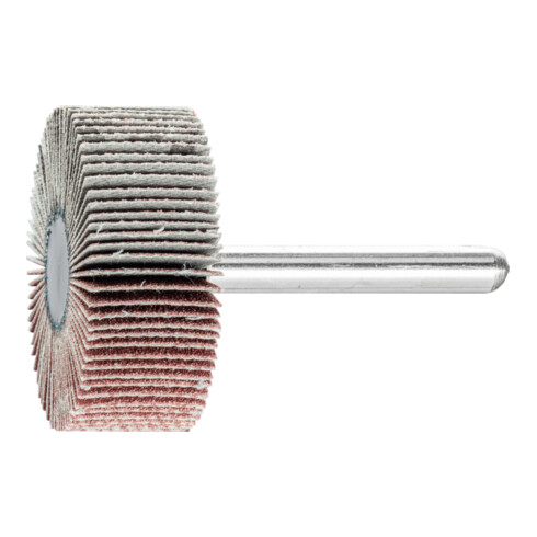 PFERD TOOLS Korund Fächerschleifer F Ø 40x15 mm Schaft-Ø 6 mm A120 für Feinschliff und Finish