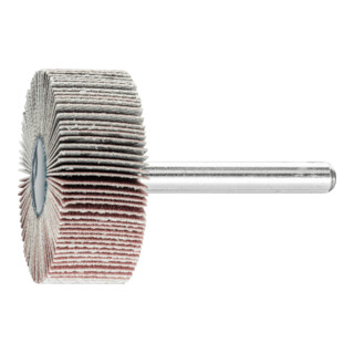 PFERD TOOLS Korund Fächerschleifer F Ø 40x15 mm Schaft-Ø 6 mm A240 für Feinschliff und Finish