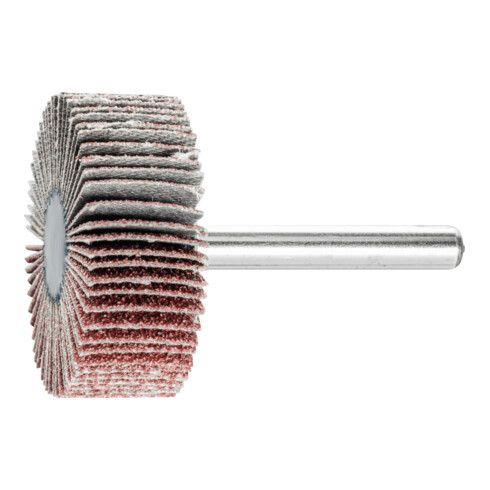 PFERD TOOLS Korund Fächerschleifer F Ø 40x15 mm Schaft-Ø 6 mm A60 für Feinschliff und Finish