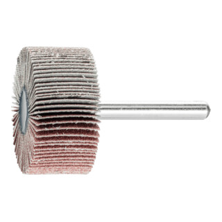 PFERD TOOLS Korund Fächerschleifer F Ø 40x20mm Schaft-Ø 6 mm A150 für Feinschliff und Finish