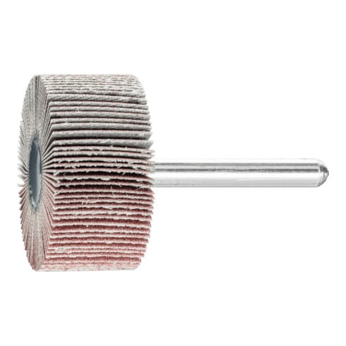 PFERD TOOLS Korund Fächerschleifer F Ø 40x20mm Schaft-Ø 6 mm A180 für Feinschliff und Finish