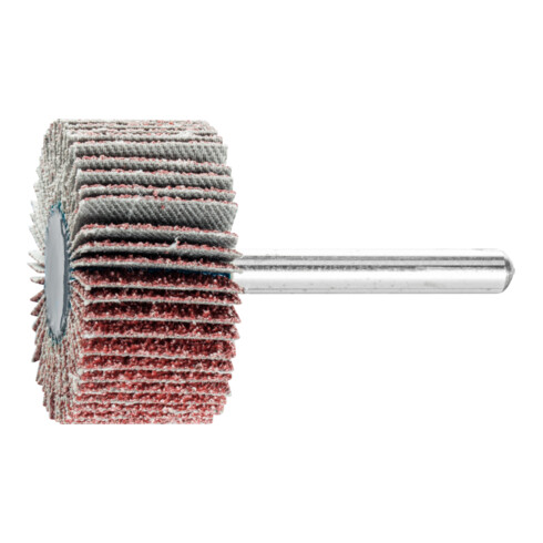PFERD TOOLS Korund Fächerschleifer F Ø 40x20mm Schaft-Ø 6 mm A40 für Feinschliff und Finish