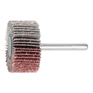 PFERD TOOLS Korund Fächerschleifer F Ø 40x20mm Schaft-Ø 6 mm A40 für Feinschliff und Finish