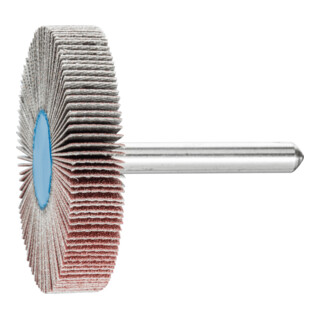 PFERD TOOLS Korund Fächerschleifer F Ø 50x10mm Schaft-Ø 6 mm A150 für Feinschliff und Finish