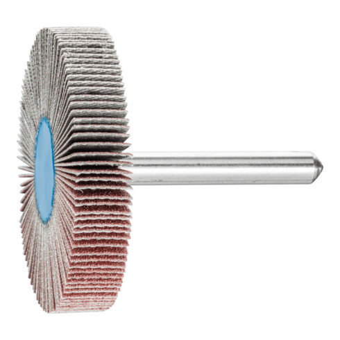 PFERD TOOLS Korund Fächerschleifer F Ø 50x10mm Schaft-Ø 6 mm A150 für Feinschliff und Finish