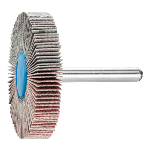 PFERD TOOLS Korund Fächerschleifer F Ø 50x10mm Schaft-Ø 6 mm A180 für Feinschliff und Finish