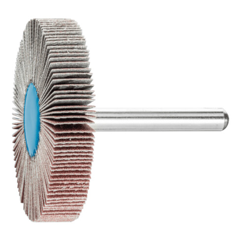 PFERD TOOLS Korund Fächerschleifer F Ø 50x10mm Schaft-Ø 6 mm A240 für Feinschliff und Finish