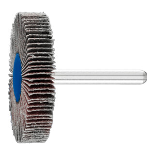 PFERD TOOLS Korund Fächerschleifer F Ø 50x10mm Schaft-Ø 6 mm A80 für Feinschliff und Finish
