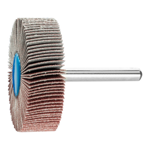 PFERD TOOLS Korund Fächerschleifer F Ø 50x15 mm Schaft-Ø 6 mm A120 für Feinschliff und Finish