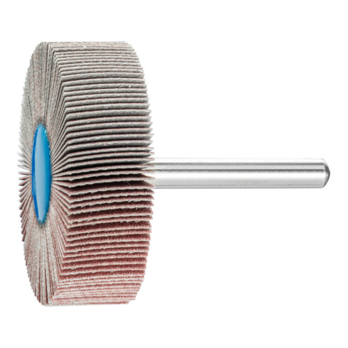 PFERD TOOLS Korund Fächerschleifer F Ø 50x15 mm Schaft-Ø 6 mm A240 für Feinschliff und Finish