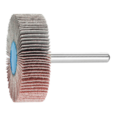 PFERD TOOLS Korund Fächerschleifer F Ø 50x15 mm Schaft-Ø 6 mm A80 für Feinschliff und Finish
