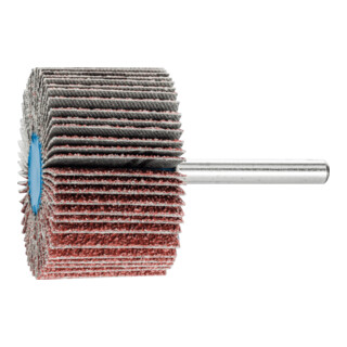 PFERD TOOLS Korund Fächerschleifer F Ø 50x30mm Schaft-Ø 6 mm A40 für Feinschliff und Finish
