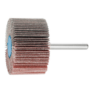 PFERD TOOLS Korund Fächerschleifer F Ø 50x30mm Schaft-Ø 6 mm A80 für Feinschliff und Finish