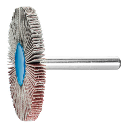 PFERD TOOLS Korund Fächerschleifer F Ø 50x5 mm Schaft-Ø 6 mm A150 für Feinschliff und Finish