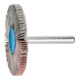 PFERD TOOLS Korund Fächerschleifer F Ø 50x5 mm Schaft-Ø 6 mm A150 für Feinschliff und Finish