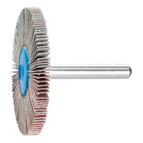 PFERD TOOLS Korund Fächerschleifer F Ø 50x5 mm Schaft-Ø 6 mm A180 für Feinschliff und Finish