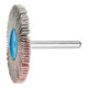 PFERD TOOLS Korund Fächerschleifer F Ø 50x5 mm Schaft-Ø 6 mm A60 für Feinschliff und Finish