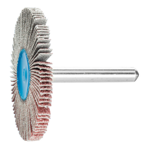PFERD TOOLS Korund Fächerschleifer F Ø 50x5 mm Schaft-Ø 6 mm A60 für Feinschliff und Finish