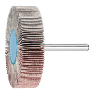 PFERD TOOLS Korund Fächerschleifer F Ø 60x15 mm Schaft-Ø 6 mm A150 für Feinschliff und Finish