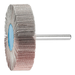 PFERD TOOLS Korund Fächerschleifer F Ø 60x15 mm Schaft-Ø 6 mm A240 für Feinschliff und Finish