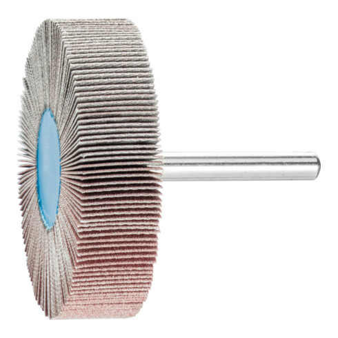 PFERD TOOLS Korund Fächerschleifer F Ø 60x15 mm Schaft-Ø 6 mm A240 für Feinschliff und Finish