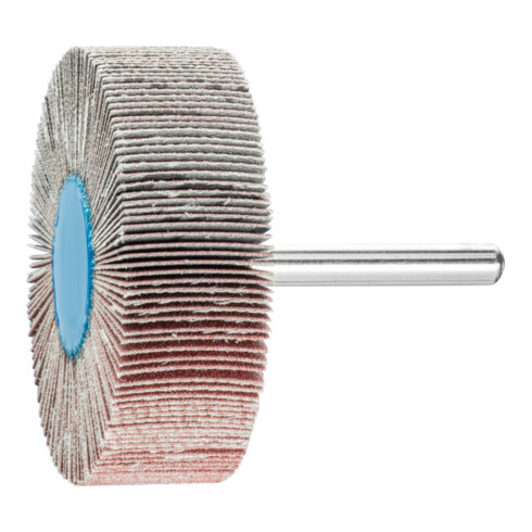 PFERD TOOLS Korund Fächerschleifer F Ø 60x20mm Schaft-Ø 6 mm A240 für Feinschliff und Finish