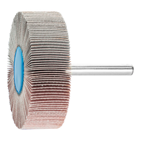 PFERD TOOLS Korund Fächerschleifer F Ø 60x20mm Schaft-Ø 6 mm A320 für Feinschliff und Finish