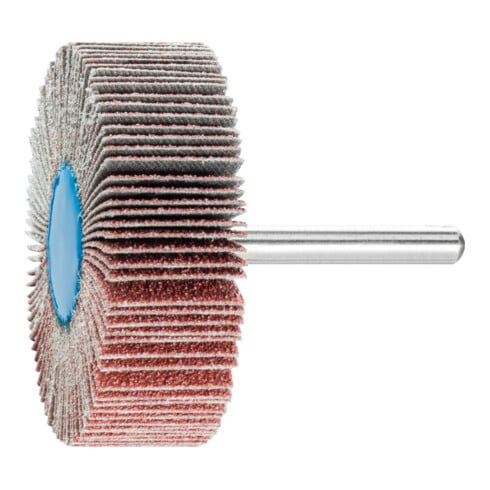 PFERD TOOLS Korund Fächerschleifer F Ø 60x20mm Schaft-Ø 6 mm A60 für Feinschliff und Finish