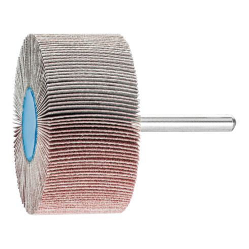 PFERD TOOLS Korund Fächerschleifer F Ø 60x30mm Schaft-Ø 6 mm A150 für Feinschliff und Finish