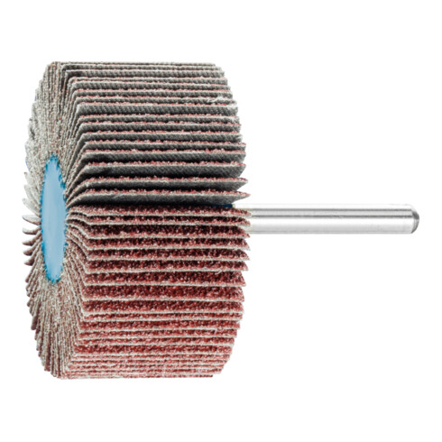 PFERD TOOLS Korund Fächerschleifer F Ø 60x30mm Schaft-Ø 6 mm A40 für Feinschliff und Finish