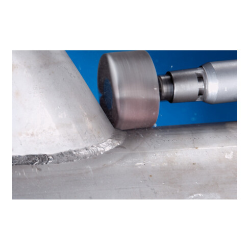 PFERD TOOLS Korund Fächerschleifer F Ø 60x30mm Schaft-Ø 6 mm A40 für Feinschliff und Finish