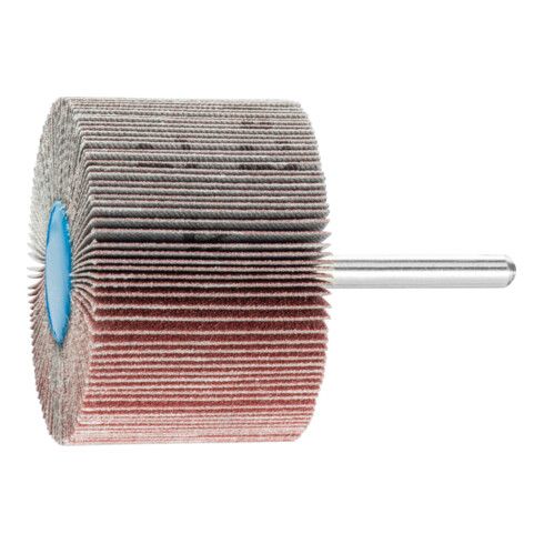 PFERD TOOLS Korund Fächerschleifer F Ø 60x40mm Schaft-Ø 6 mm A120 für Feinschliff und Finish