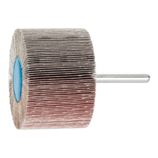 PFERD TOOLS Korund Fächerschleifer F Ø 60x40mm Schaft-Ø 6 mm A240 für Feinschliff und Finish