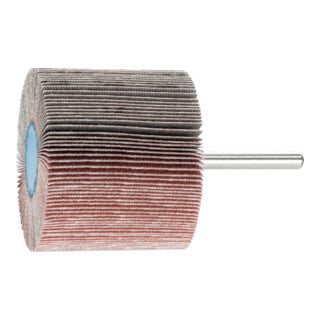 PFERD TOOLS Korund Fächerschleifer F Ø 60x50mm Schaft-Ø 6 mm A120 für Feinschliff und Finish