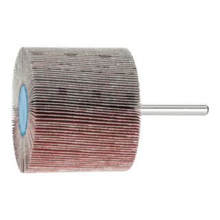 PFERD TOOLS Korund Fächerschleifer F Ø 60x50mm Schaft-Ø 6 mm A150 für Feinschliff und Finish