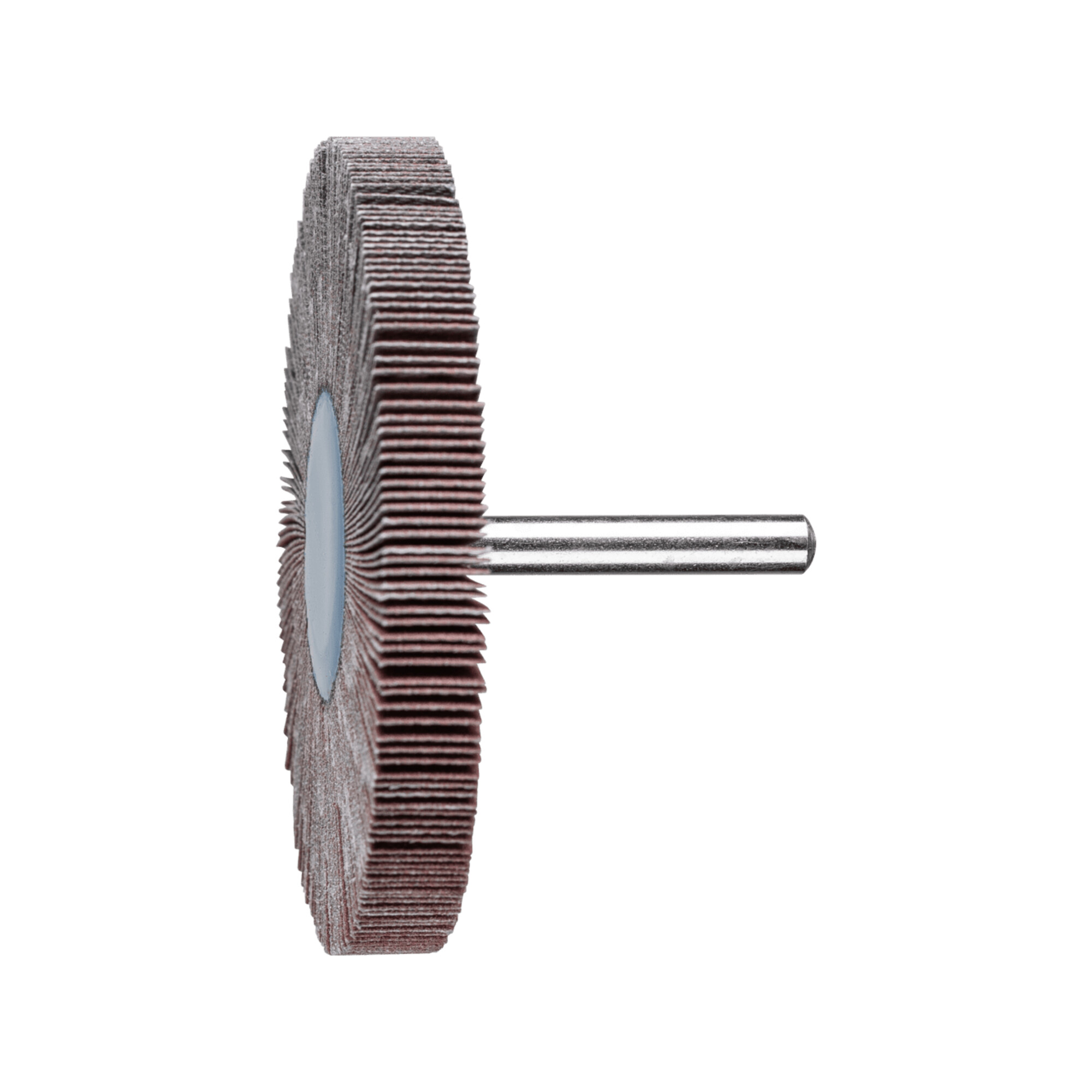 PFERD TOOLS Korund Fächerschleifer F Ø 80x10mm Schaft-Ø 6 mm A240 für Feinschliff und Finish