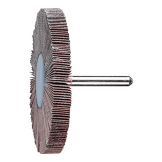 PFERD TOOLS Korund Fächerschleifer F Ø 80x10mm Schaft-Ø 6 mm A320 für Feinschliff und Finish