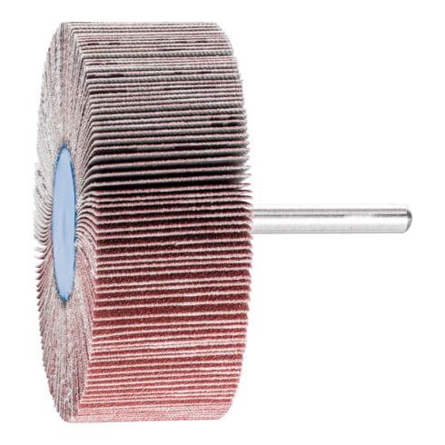 PFERD TOOLS Korund Fächerschleifer F Ø 80x30mm Schaft-Ø 6 mm A120 für Feinschliff und Finish
