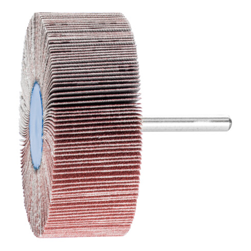 PFERD TOOLS Korund Fächerschleifer F Ø 80x30mm Schaft-Ø 6 mm A120 für Feinschliff und Finish