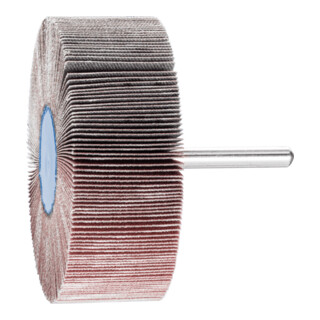 PFERD TOOLS Korund Fächerschleifer F Ø 80x30mm Schaft-Ø 6 mm A240 für Feinschliff und Finish
