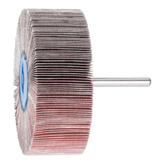 PFERD TOOLS Korund Fächerschleifer F Ø 80x30mm Schaft-Ø 6 mm A320 für Feinschliff und Finish
