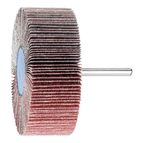 PFERD TOOLS Korund Fächerschleifer F Ø 80x30mm Schaft-Ø 6 mm A80 für Feinschliff und Finish