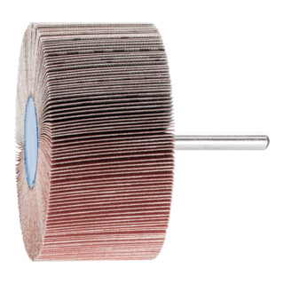 PFERD TOOLS Korund Fächerschleifer F Ø 80x40mm Schaft-Ø 6 mm A240 für Feinschliff und Finish