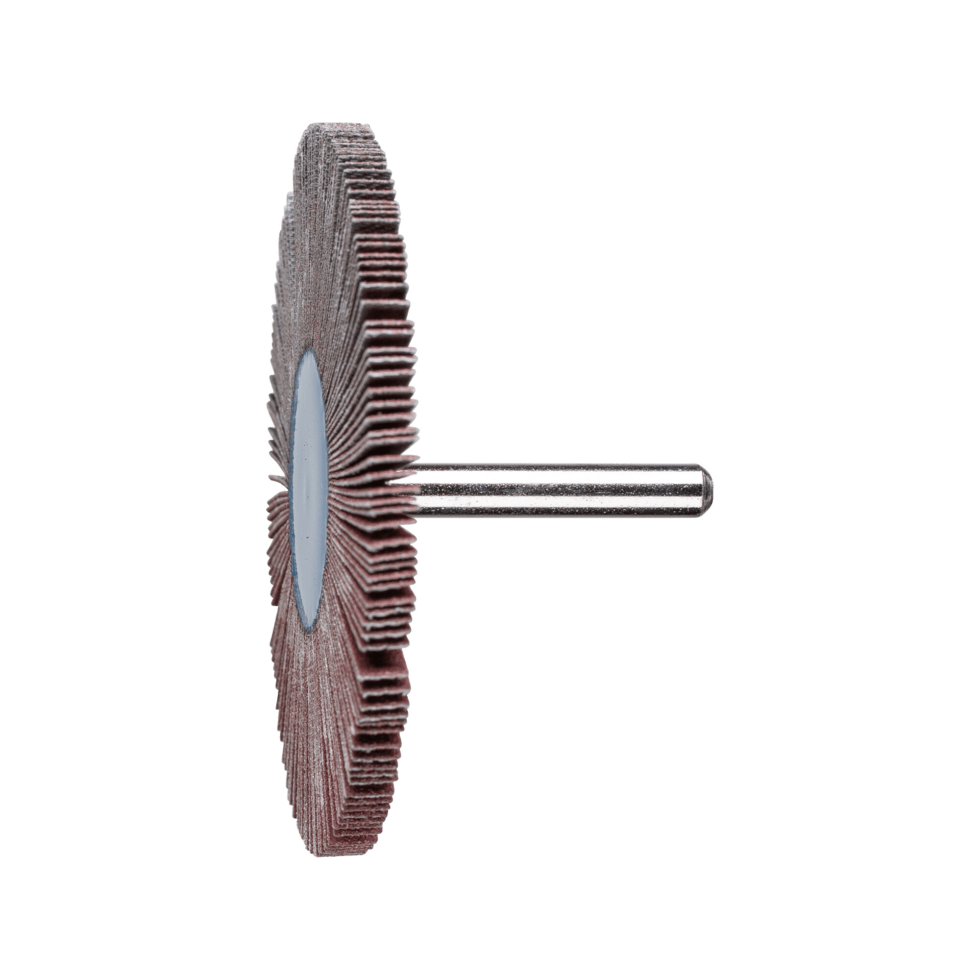 PFERD TOOLS Korund Fächerschleifer F Ø 80x5 mm Schaft-Ø 6 mm A120 für Feinschliff und Finish