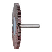 PFERD TOOLS Korund Fächerschleifer F Ø 80x5 mm Schaft-Ø 6 mm A120 für Feinschliff und Finish