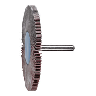 PFERD TOOLS Korund Fächerschleifer F Ø 80x5 mm Schaft-Ø 6 mm A180 für Feinschliff und Finish