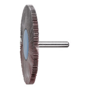 PFERD TOOLS Korund Fächerschleifer F Ø 80x5 mm Schaft-Ø 6 mm A180 für Feinschliff und Finish